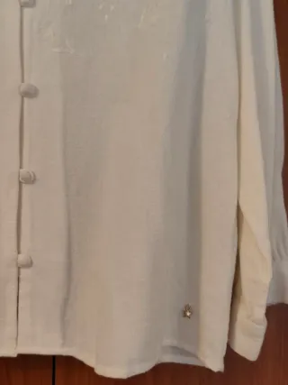 Blusa Des Petits Hauts Simille, ecru.