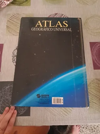 Lote de 2 libros Atlas de Geografía universal