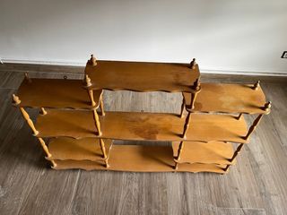Estantería de madera vintage
