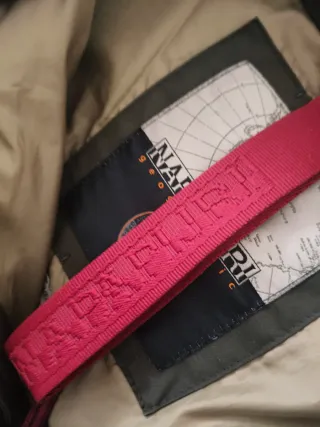 Chaqueta verde militar con forro