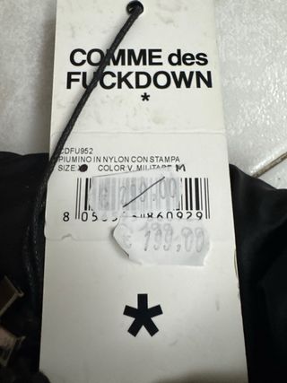 Giubbotto COMME des FUCKDOWN Blu/Nero