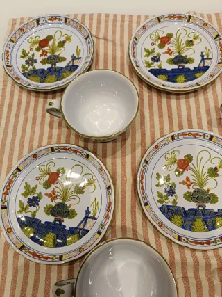 Set 6 Tazze e Piattini La Vecchia Faenza