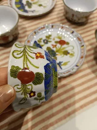 Set 6 Tazze e Piattini La Vecchia Faenza