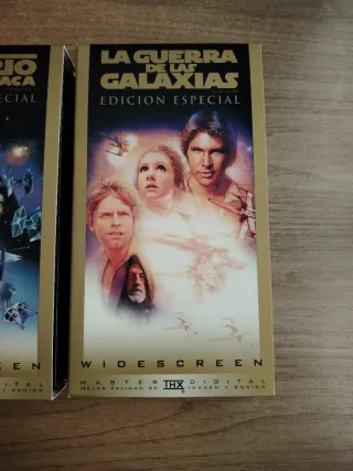 VHS Star Wars: El Imperio Contraataca y La Guerra