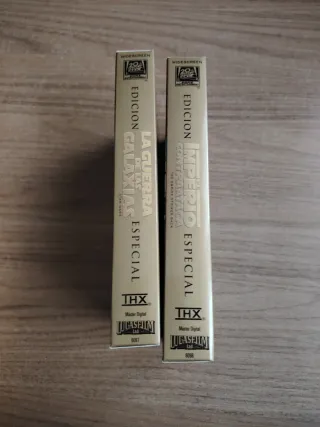 VHS Star Wars: El Imperio Contraataca y La Guerra