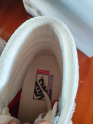 Vans Botas Beige y Marrón unisex skateboard