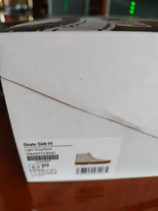 Vans Botas Beige y Marrón unisex skateboard