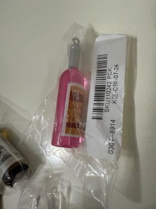 Miniature Bottiglie di Vino Portachiavi