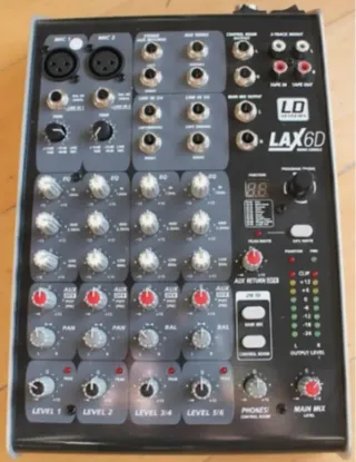 Mezclador LD Systems LAX 6D (leer bien el anuncio)