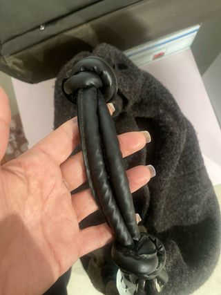 Borsa donna lana marrone