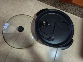 Cazuela Eléctrica con Tapa de Cristal