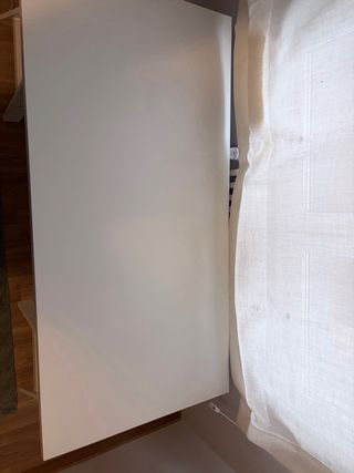 Mesa caballetes IKEA blanca