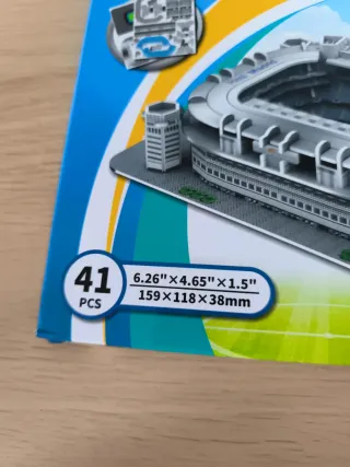 Puzzle 3D Santiago Bernabéu