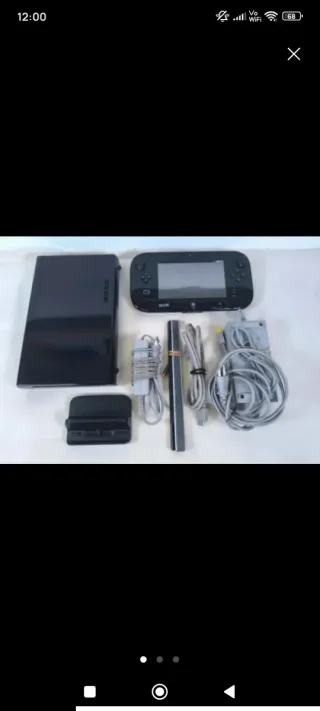 Nintendo Wii U Negra 32GB + Accesorios