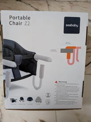 Asiento de mesa plegable para bebé