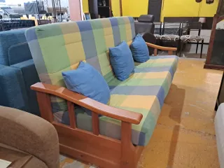 Sofá Cama Madera Pino