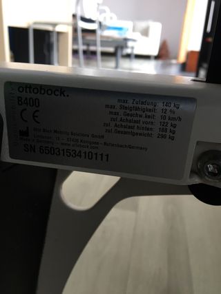 Silla de ruedas motorizada