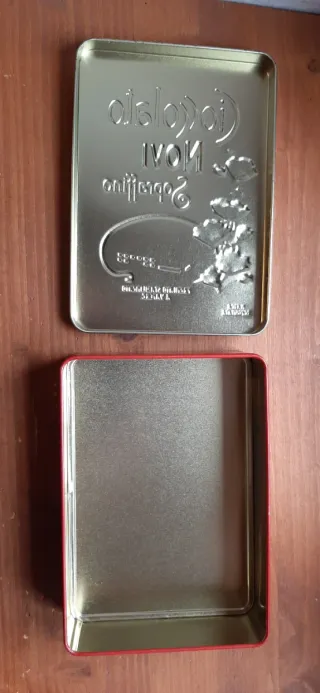 Scatola Latta Cioccolato Novi Sopraffino