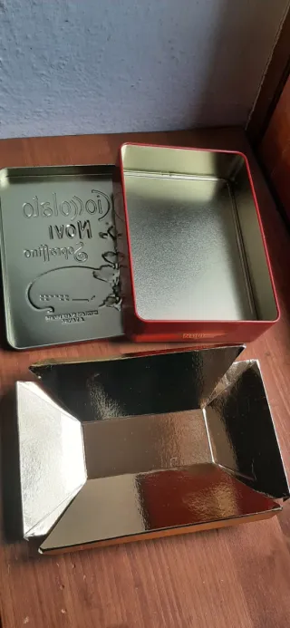 Scatola Latta Cioccolato Novi Sopraffino