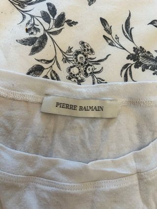 Camiseta Balmain Balmania con águila Auténtica