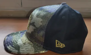 Gorra New York Yankees lentejuelas camuflaje