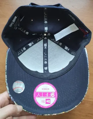 Gorra New York Yankees lentejuelas camuflaje