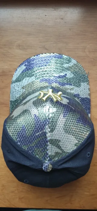 Gorra New York Yankees lentejuelas camuflaje