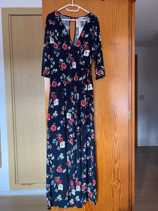 Mono palazzo estampado floral