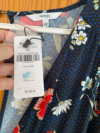 Mono palazzo estampado floral