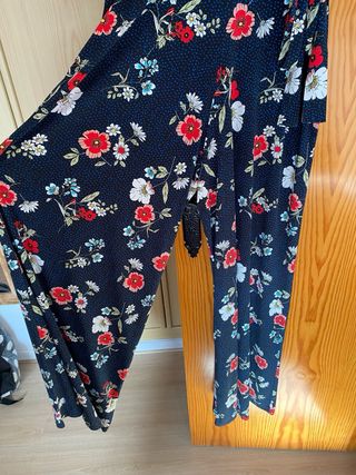 Mono palazzo estampado floral