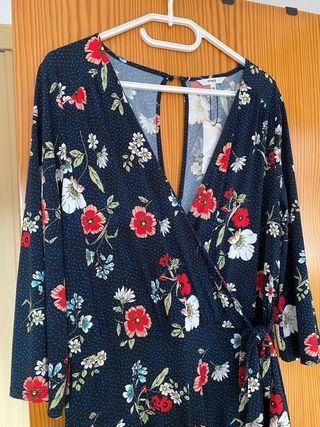 Mono palazzo estampado floral