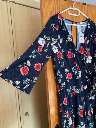 Mono palazzo estampado floral