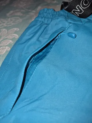 Pantalón de esquí azul con tirantes