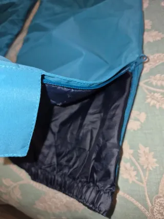 Pantalón de esquí azul con tirantes