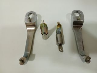 Manetas y bombines coche clásico cromados