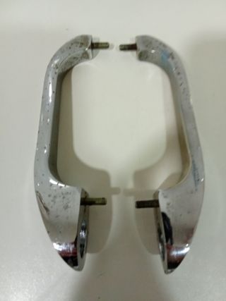 Manetas y bombines coche clásico cromados