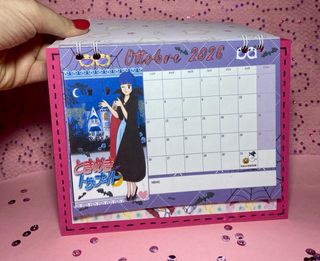 Calendario Streghette Anni 80 Handmade