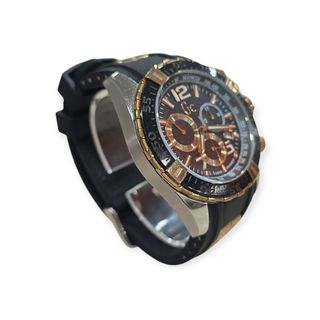 RELOJ GUESS ESFERA NEGRA Y02011G2-02 + CAJA