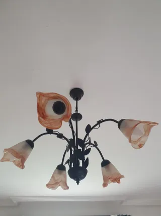 Lámpara de techo rústica/vintage