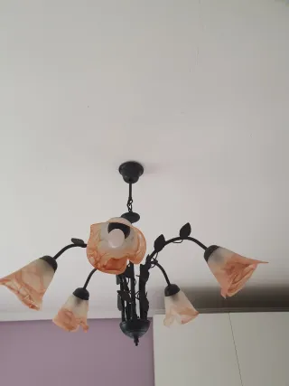 Lámpara de techo rústica/vintage