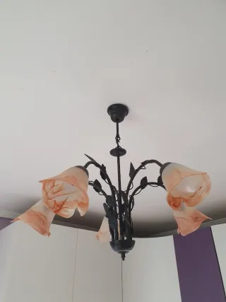 Lámpara de techo rústica/vintage