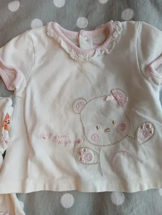 Lote 4 Camisetas Bebé 2-4 Meses