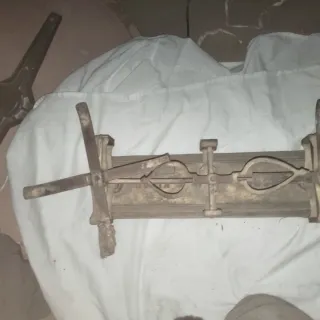 Báscula antigua de hierro