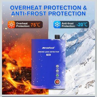 MRCARTOOL Máquina de Humo automotriz T80 Detector