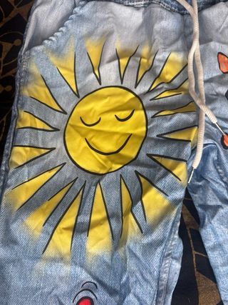 Pantalones vaqueros Happy con dibujos