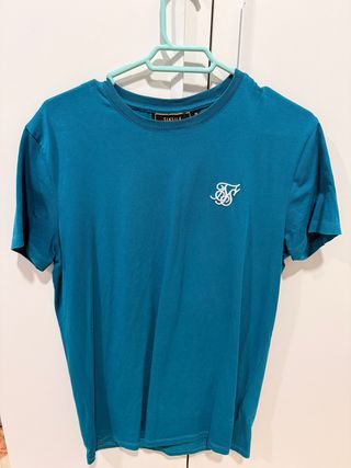 Camiseta SikSilk Talla M Azul