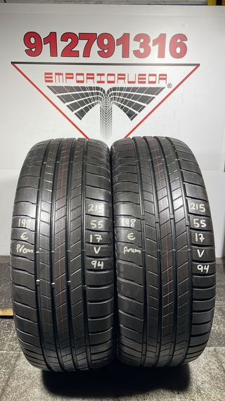 215 55 17 V BRIDGESTONE RUEDA PREMIUM YA MONTADA