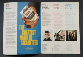 Revista líneas aéreas BEA vintage