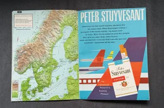 Revista líneas aéreas BEA vintage