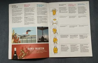 Revista líneas aéreas BEA vintage